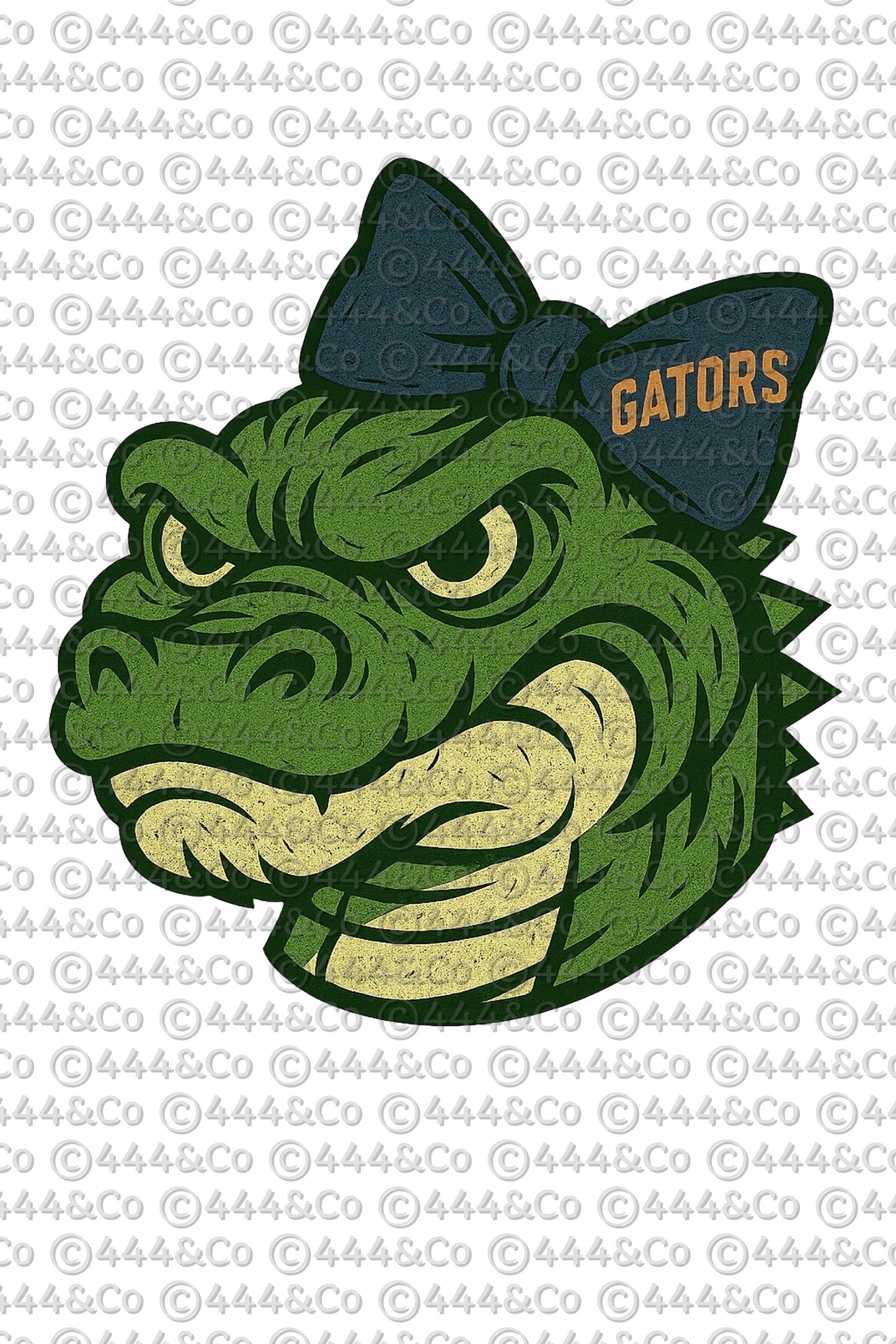 Gators PNG | Bow Sports Graphic Instant Download