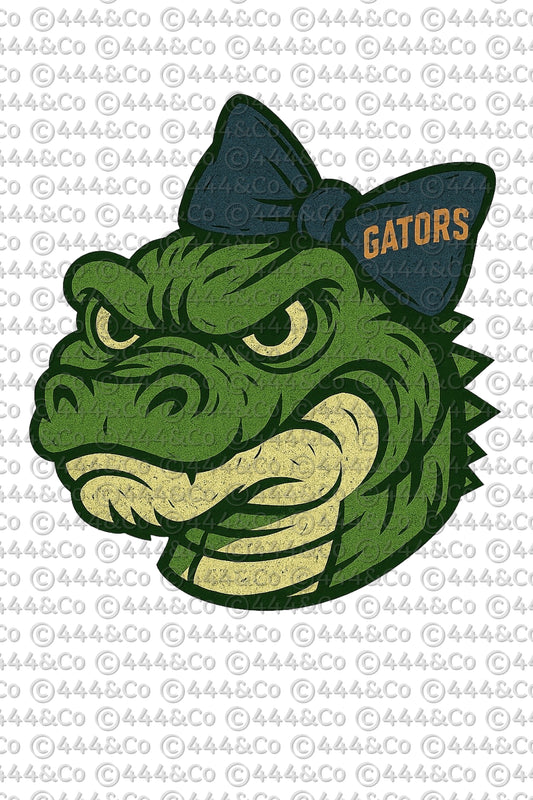 Gators PNG | Bow Sports Graphic Instant Download