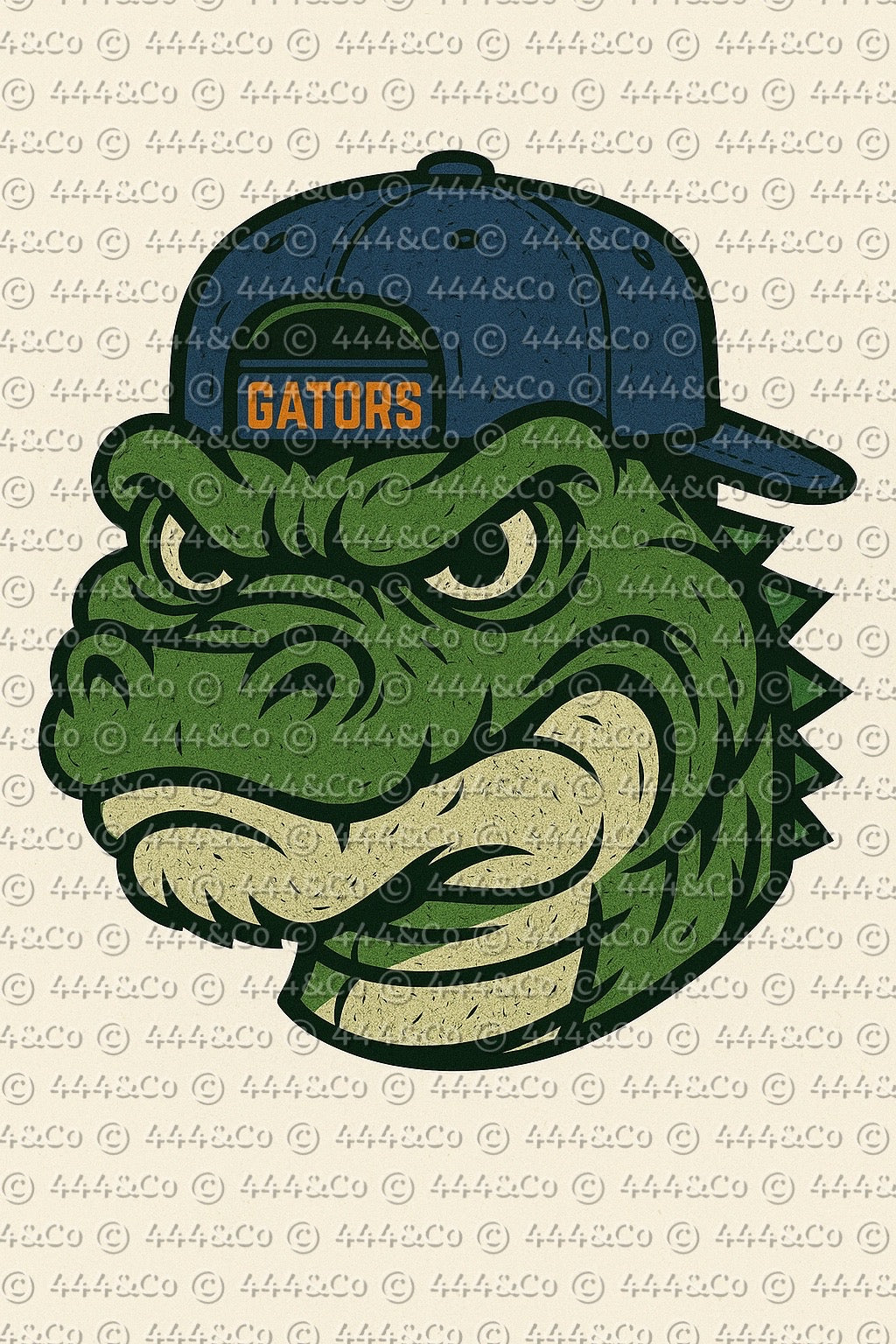 Gators PNG | Snapback Hat Sports Graphic Instant Download