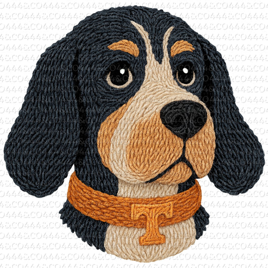 S m o k e y Mascot PNG | Faux Yarn Sports Graphic Instant Download